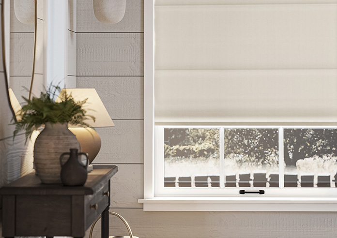 Corrugation, Pale Cream - Twist&Fit Roman Blind - Image 5